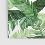 Green leaf watercolor pattern Poster Gallery Image 3