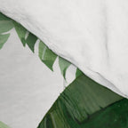 Green leaf watercolor pattern Comforter Gallery Image 4