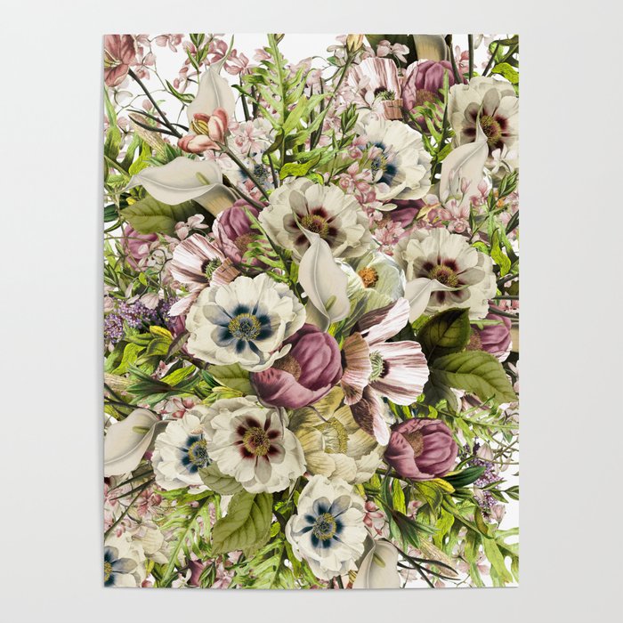 Messina Vintage Floral Poster Gallery Image 1