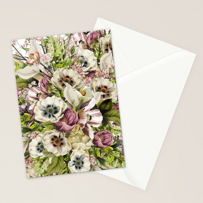 Messina Vintage Floral Stationery Card Gallery Image 2