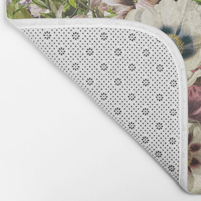 Messina Vintage Floral Bath Mat Gallery Image 2
