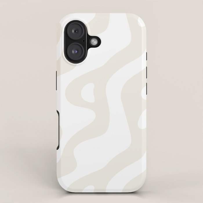 Abstract organic shape art pattern iPhone Case Gallery Image 1