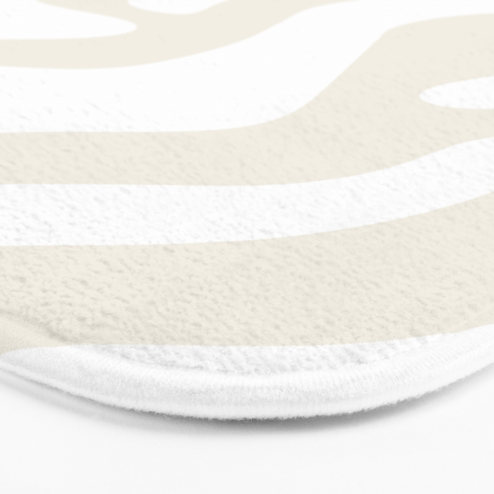 Abstract organic shape art pattern Bath Mat Gallery Image 3
