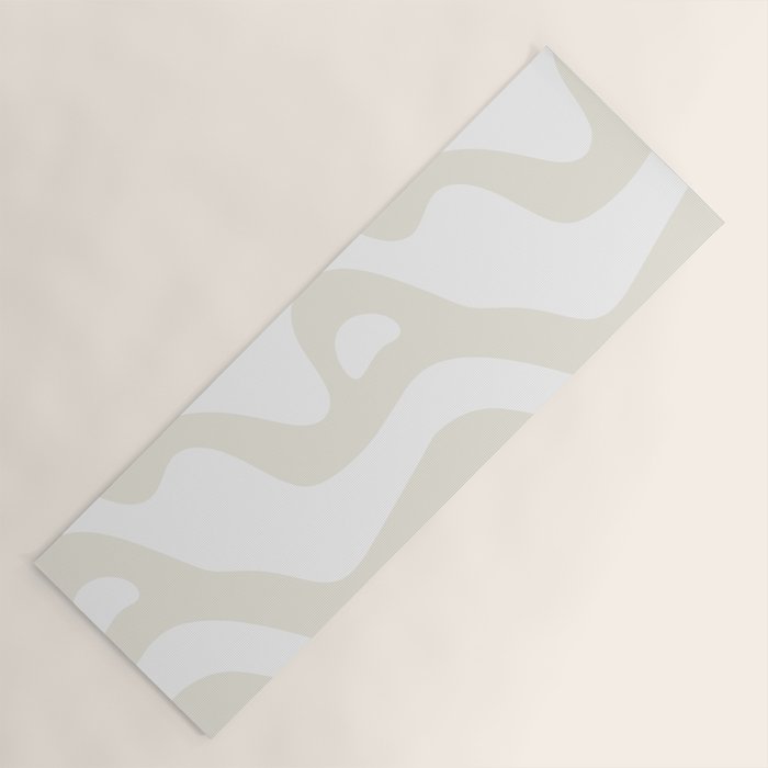 Abstract organic shape art pattern Yoga Mat Gallery Image 1