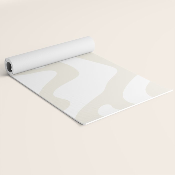 Abstract organic shape art pattern Yoga Mat Gallery Image 2