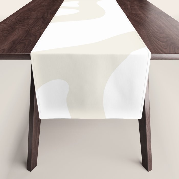Abstract organic shape art pattern Table Runner Gallery Image 1