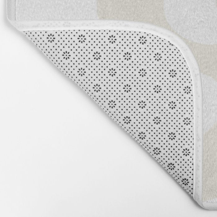 Abstract organic shape art pattern Bath Mat Gallery Image 2