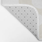 Abstract organic shape art pattern Bath Mat Gallery Image 2