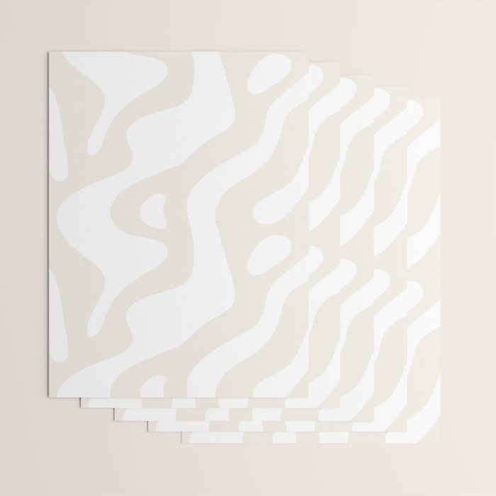 Abstract organic shape art pattern Wrapping Paper Gallery Image 3