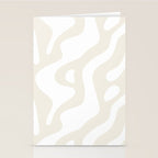 Abstract organic shape art pattern Stationery Card Gallery Image 2