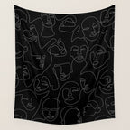 Face Lace Wall Tapestry Gallery Image 4