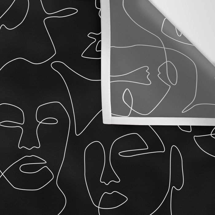 Face Lace Wall Tapestry Gallery Image 3