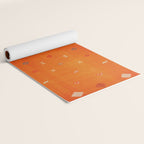 Boho Oriental Orange Traditional Desert Moroccan Style  Yoga Mat Gallery Image 2