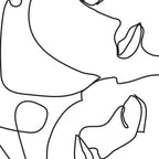 Line Faces 03 Coffee Mug Gallery Image 2