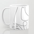 Line Faces 03 Coffee Mug Gallery Image 3