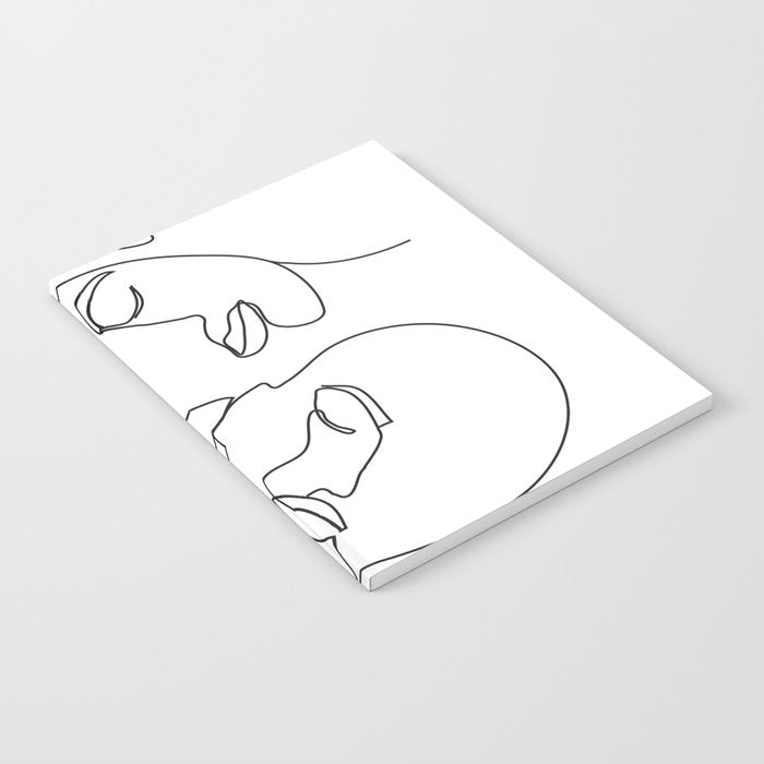 Line Faces 03 Notebook Gallery Image 1