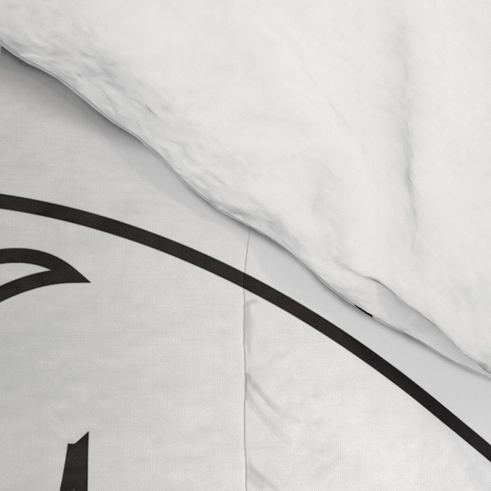 Line Faces 03 Comforter Gallery Image 4