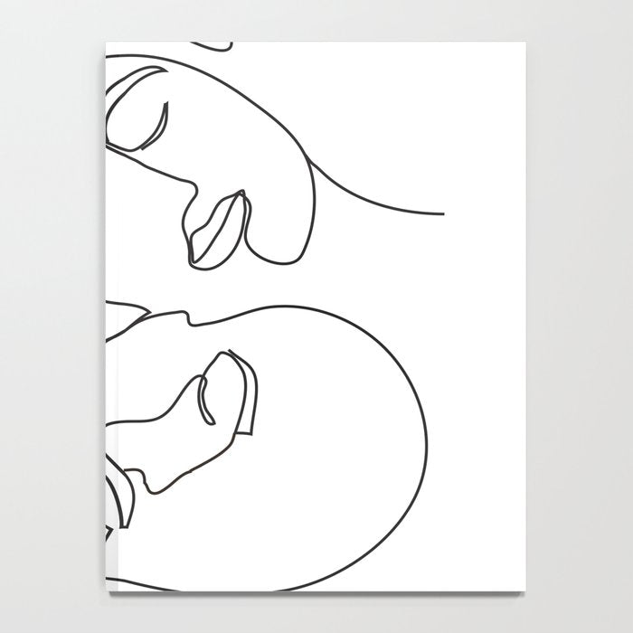 Line Faces 03 Notebook Gallery Image 4