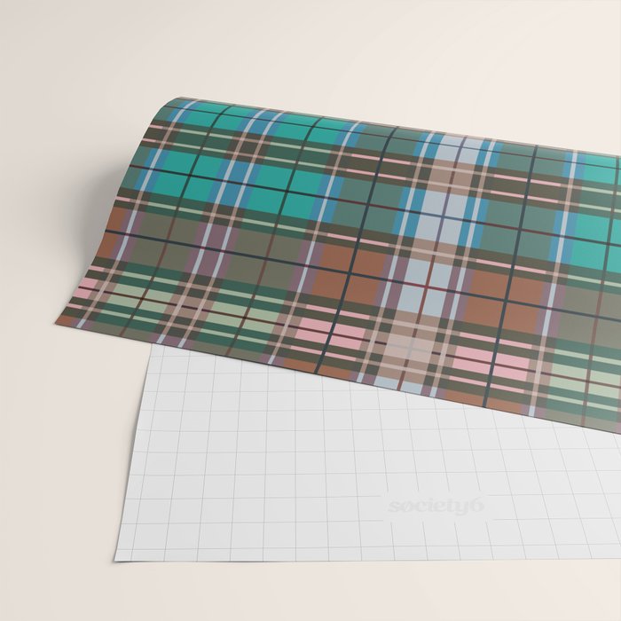 Earthy Tartan Elegance Wrapping Paper Gallery Image 2
