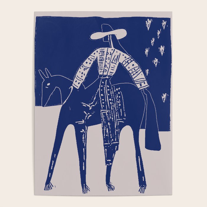 Star Gazer - Cobalt Blue Poster Gallery Image 1