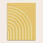 Minimal Arch XXXV Sunshine Yellow Modern Geometric Lines Notebook Gallery Image 4