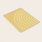 Minimal Arch XXXV Sunshine Yellow Modern Geometric Lines Notebook Gallery Image 3