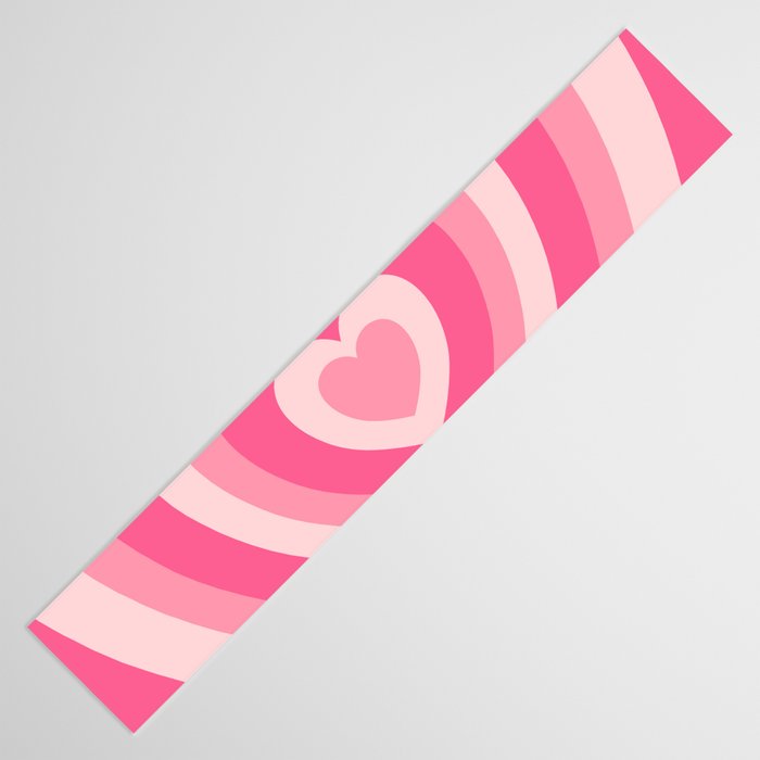 Hypnotic Pink Hearts Table Runner Gallery Image 3