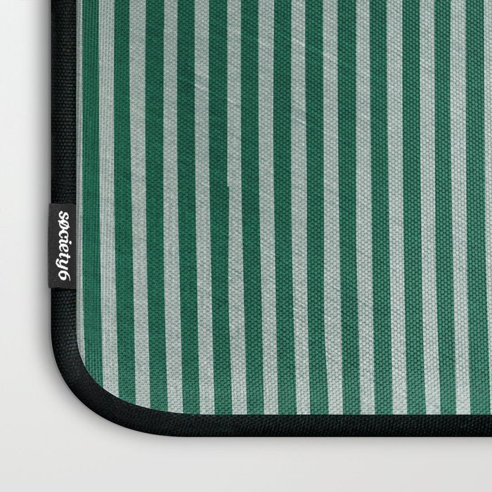 Green Black Abstract Geometric Design Artwork Laptop Sleeve Gallery Image 3