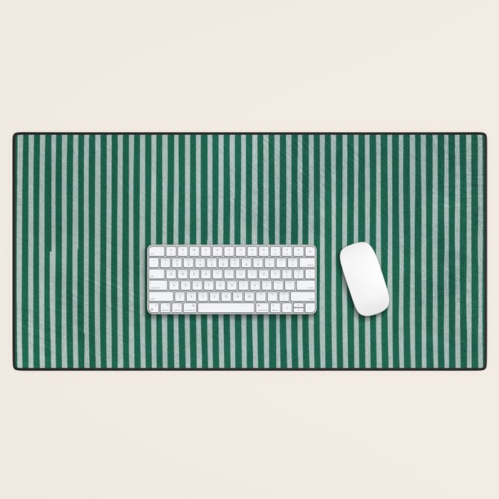 Green Black Abstract Geometric Design Artwork Desk Mat Gallery Image 1