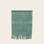 Green Black Abstract Geometric Design Artwork Wall Hanging Gallery Image 1