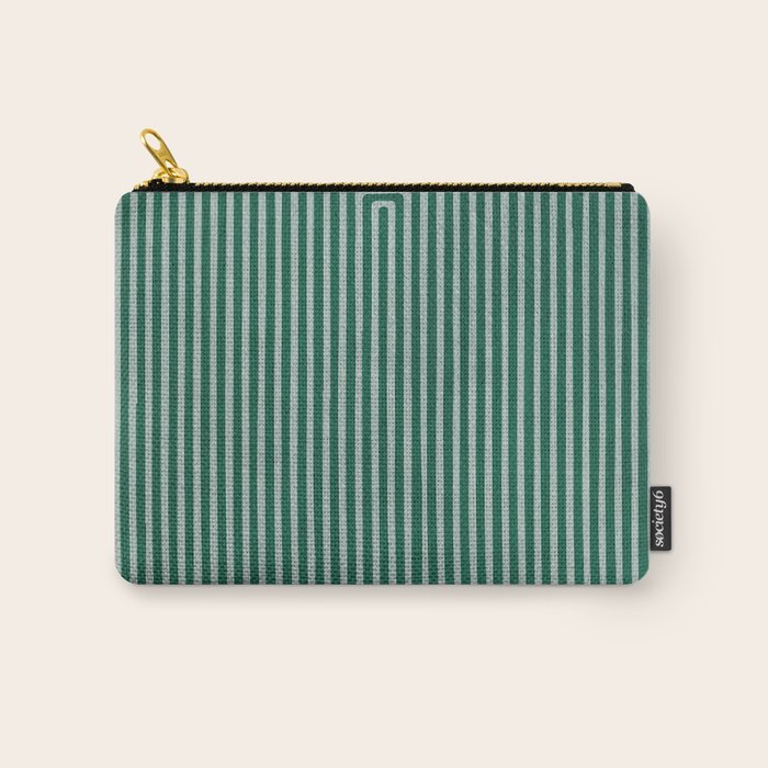 Green Black Abstract Geometric Design Artwork Carry All Pouch Gallery Image 1