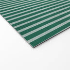 Green Black Abstract Geometric Design Artwork Welcome Mat Gallery Image 2