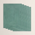 Green Black Abstract Geometric Design Artwork Wrapping Paper Gallery Image 3