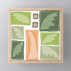 Palm Tree Block Print . Palm Springs Edit Mini Art Print Gallery Image 1