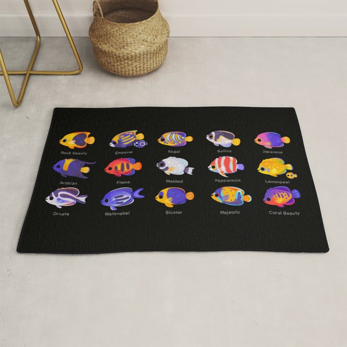Angelfish! (marine) Rug Gallery Image 1