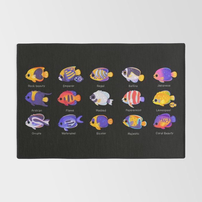 Angelfish! (marine) Rug Gallery Image 2