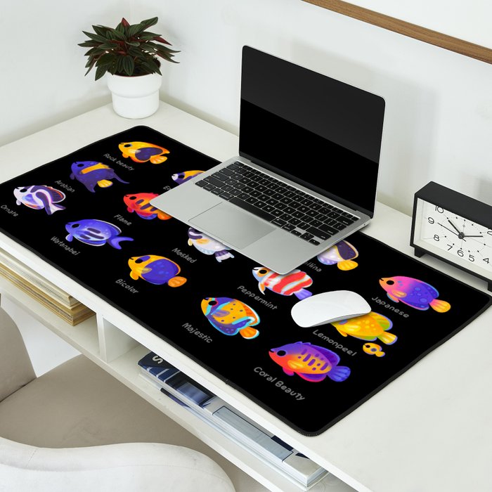 Angelfish! (marine) Desk Mat Gallery Image 2