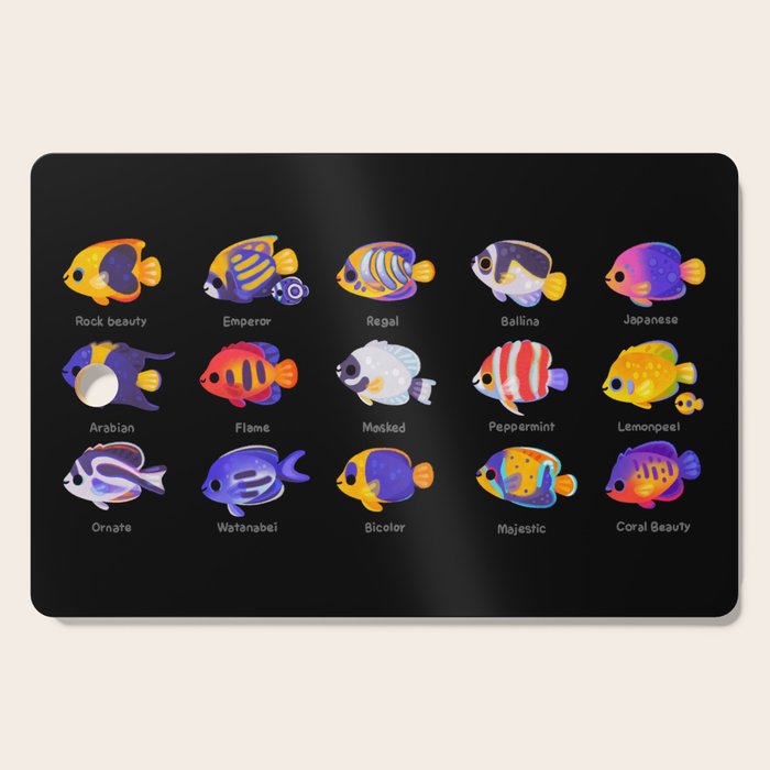Angelfish! (marine) Cutting Board Gallery Image 1