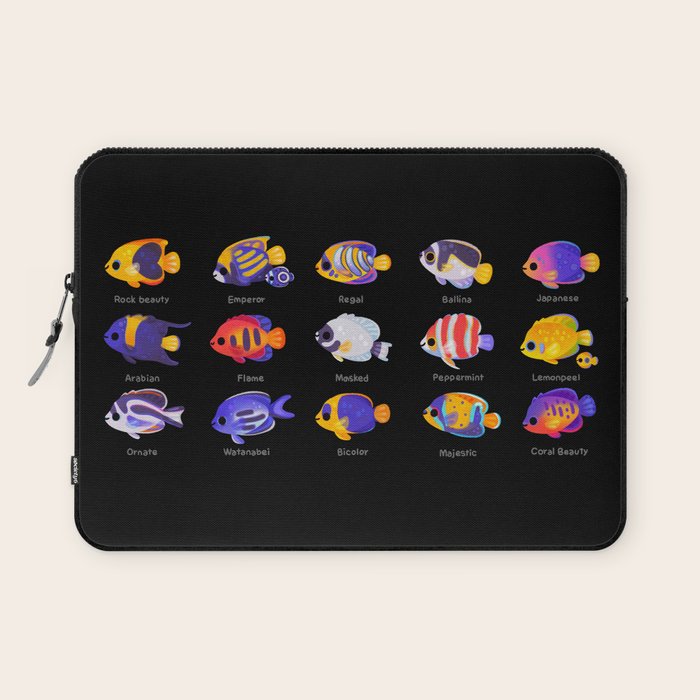 Angelfish! (marine) Laptop Sleeve Gallery Image 1