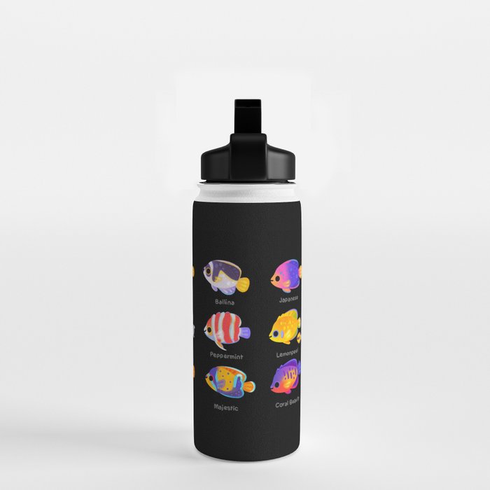 Angelfish! (marine) Water Bottle Gallery Image 2