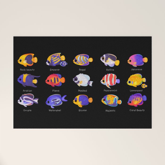 Angelfish! (marine) Welcome Mat Gallery Image 1