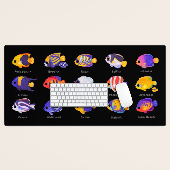 Angelfish! (marine) Desk Mat Gallery Image 1