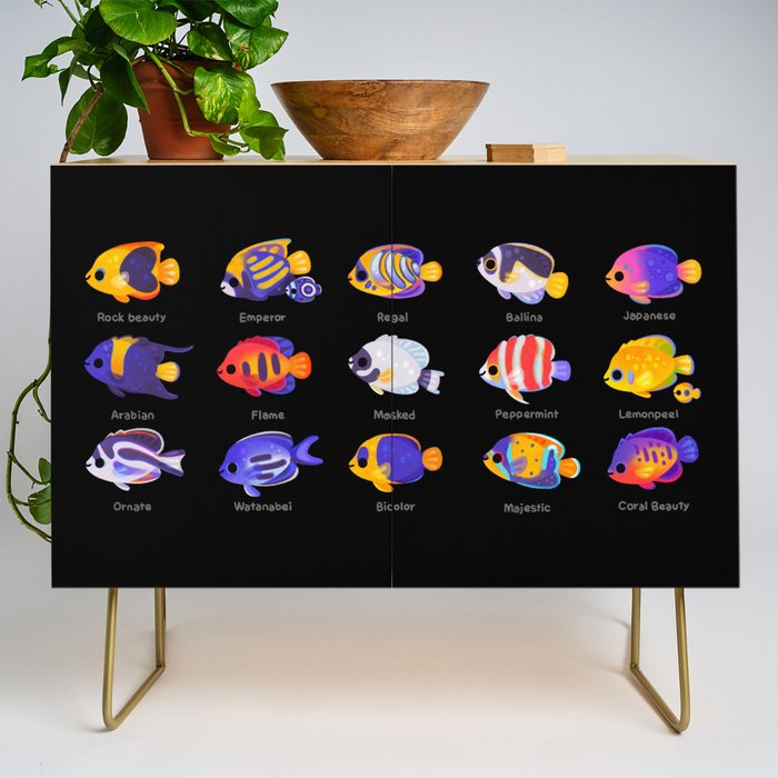 Angelfish! (marine) Credenza Gallery Image 1
