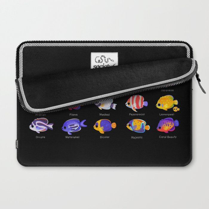 Angelfish! (marine) Laptop Sleeve Gallery Image 2