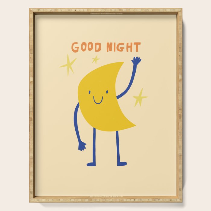 Good night Serving Tray Gallery Image 1