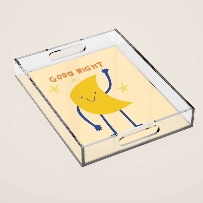 Good night Acrylic Tray Gallery Image 1