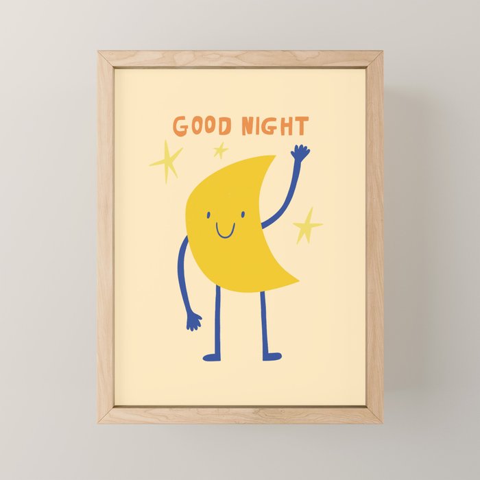 Good night Mini Art Print Gallery Image 1