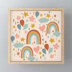 Rainbow Party Theme Mini Art Print Gallery Image 1