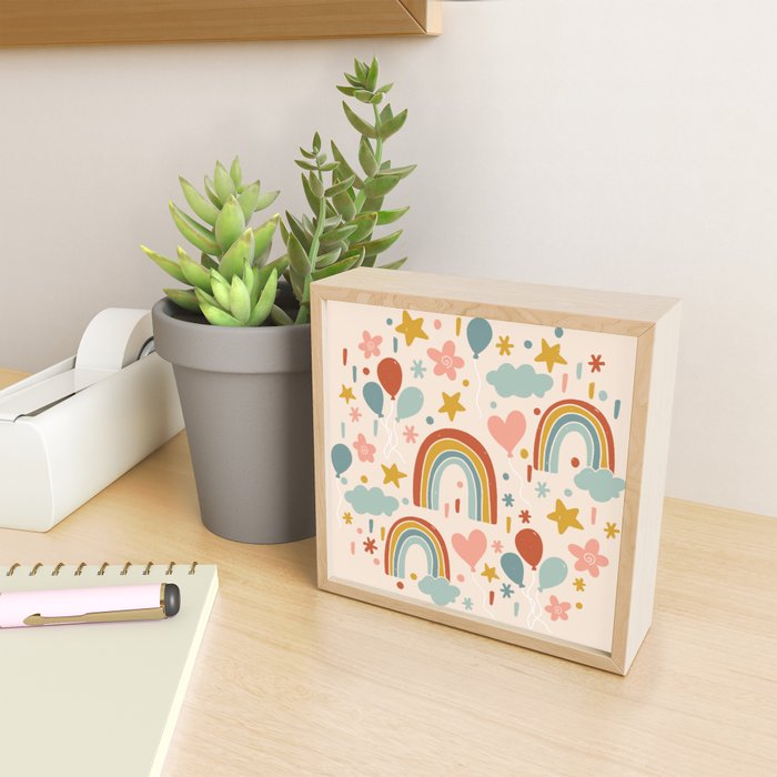 Rainbow Party Theme Mini Art Print Gallery Image 2