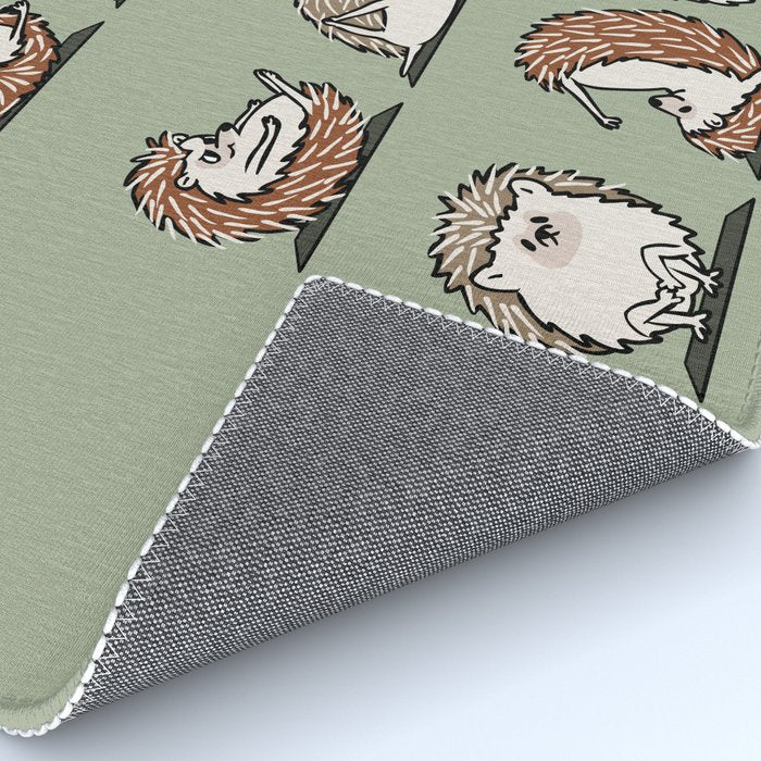 Hedgehog Yoga Rug Gallery Image 4